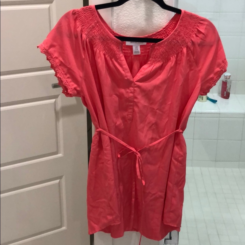 Motherhood salmon top